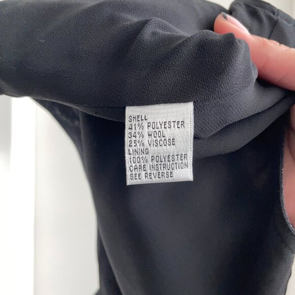 Jessica by Christopher L Beaded Cropped Blouse Size 2 - Picture 4 of 4